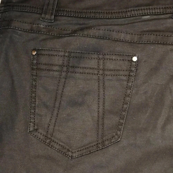 Denver Hayes Women's Curvy Black Stretch Jeans Size  10 x 30 - Picture 11 of 13